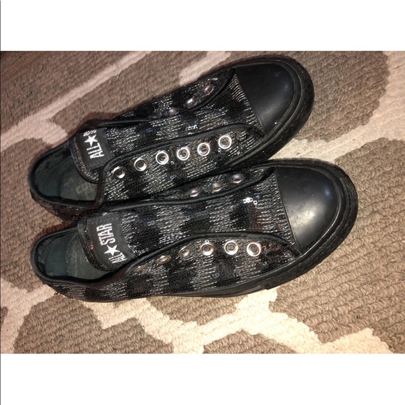 Sparkly converse sneakers - Picture 3 of 4